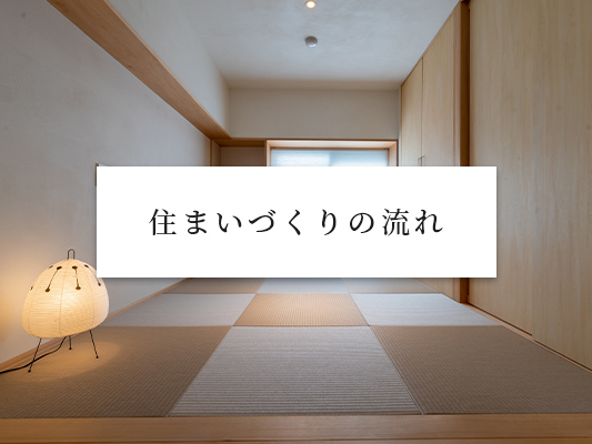 住まいづくりの流れ